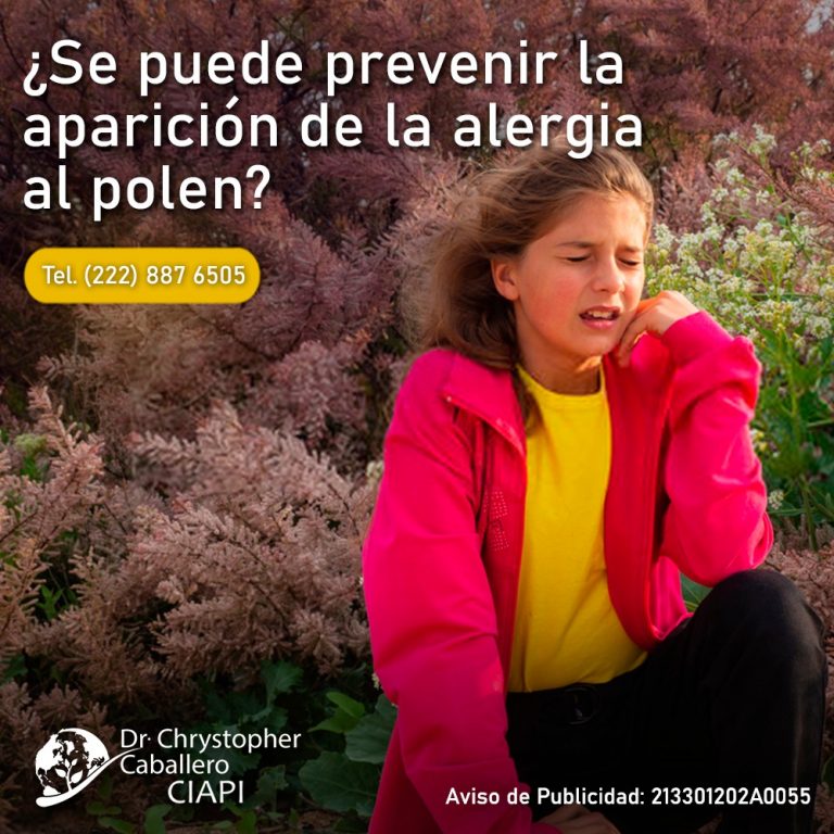 Se puede prevenir la aparición de la alergia al polen Dr Chrystopherson Gengyny Caballero López